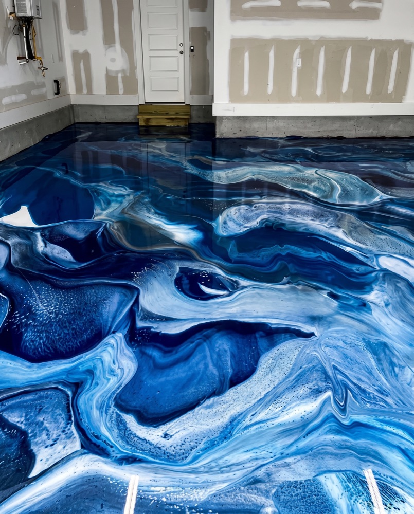 Metallic & Decorative Epoxy in Aurora